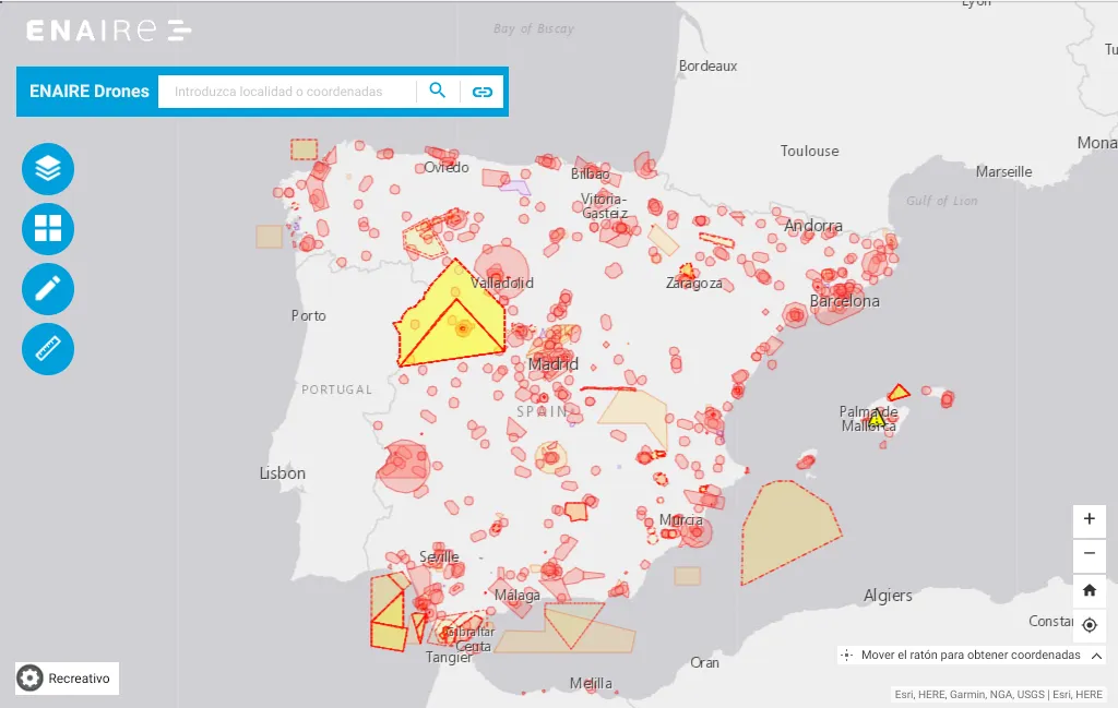 Mapa Oficial ENAIRE Drones